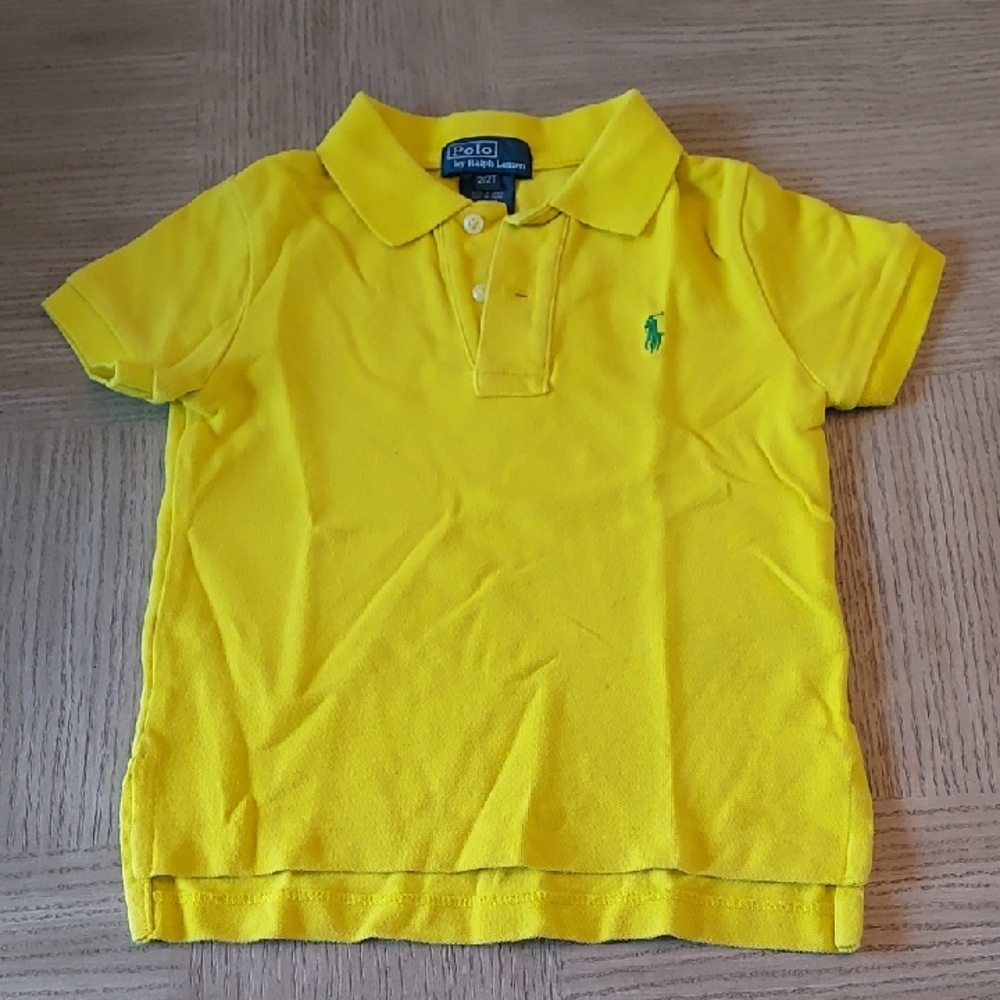 Kids Yellow Polo Shirt